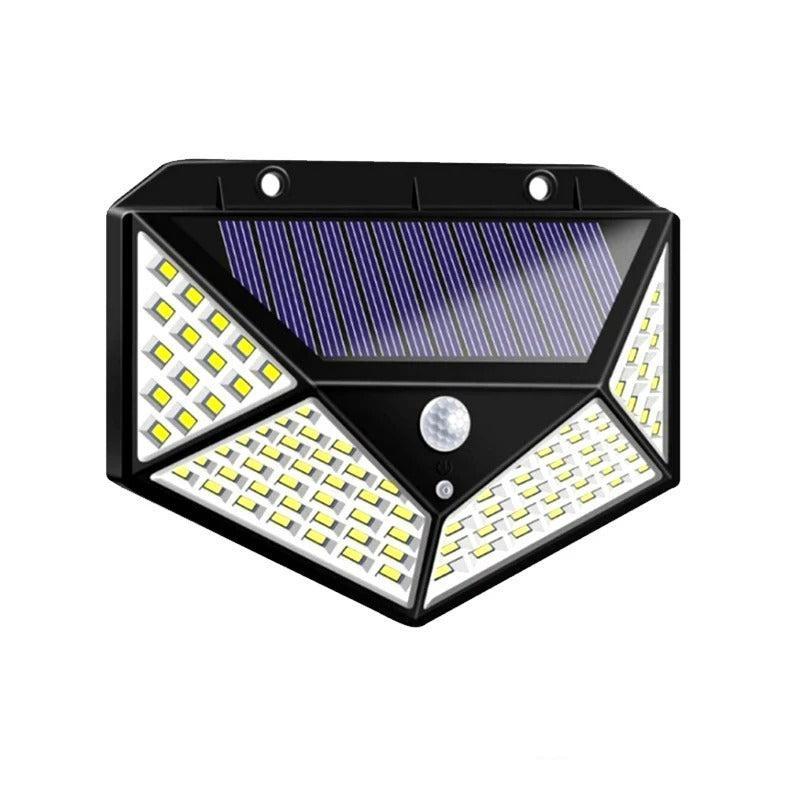 100 LED Solar Wall Lights – Outdoor PIR Motion Sensor, Solar Powered